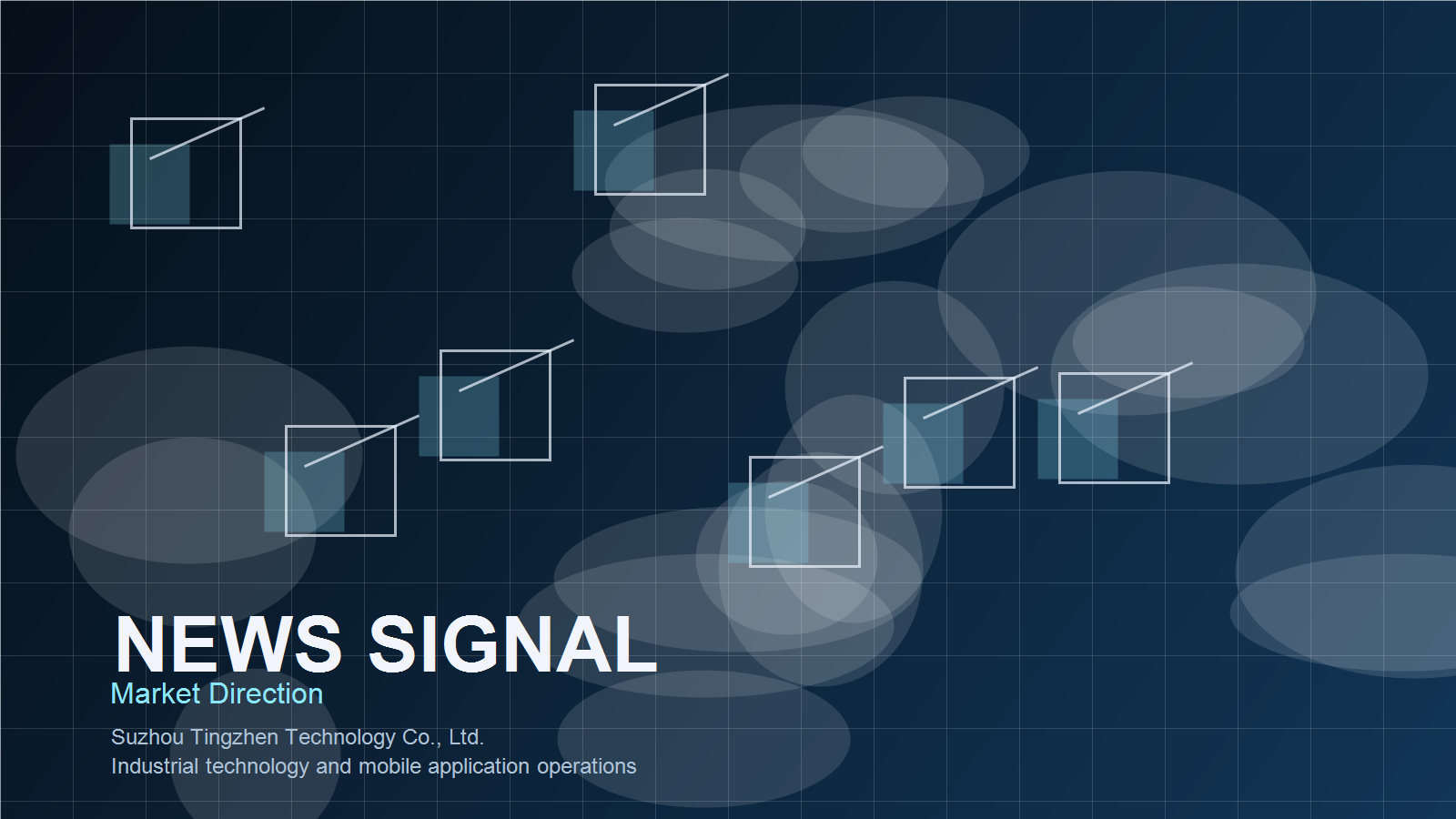 Global industrial news signal illustration